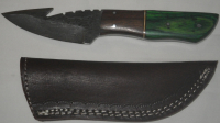 Damascus Full Tang Hunting Knife 8"