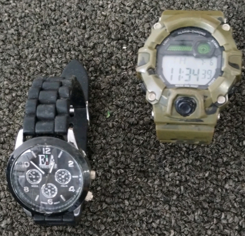 Black and Green Watches