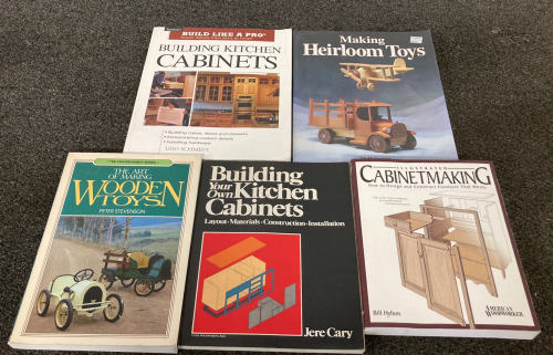 DIY Books On Cabinet And Toy Making