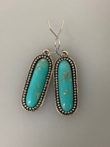 Turquoise Agate Earrings