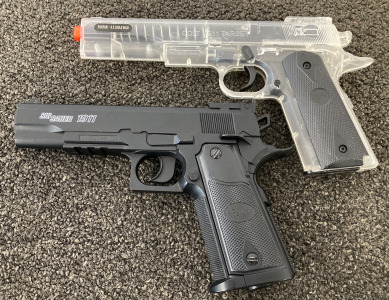 Sig Sauer 1911 4.5mm And Colt 1911 Target Aitsoft Guns