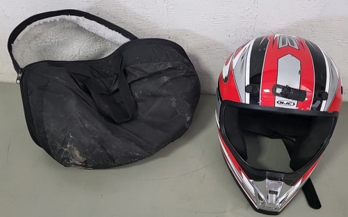 HJC ATV/MX Helmet with Case