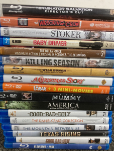 17 Blu-Ray Movies