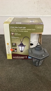 4-Pack Solar Coach Lights