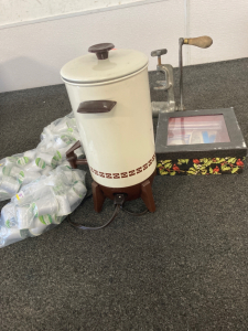 Thread, Food Processor, Antique Coffee Maker