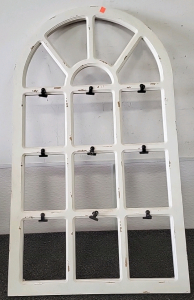 Antique Window Frame with Clips for Photos