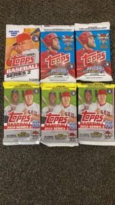 (6) Packages Topps Baseball Cards