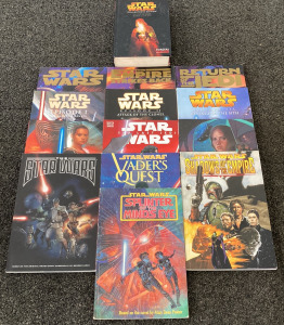 Collection Of Star Wars Graphic Novels And Book