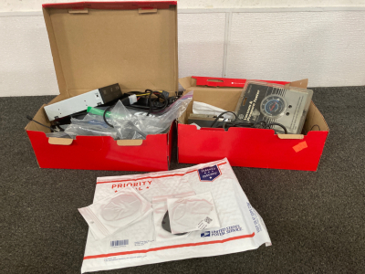 Box of computer accessories