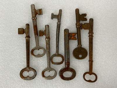 (7) Antique Skeleton Keys