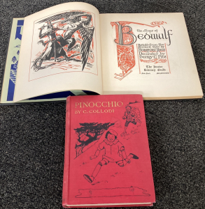 First Printing: The Story Of Beowulf And Pinoccio