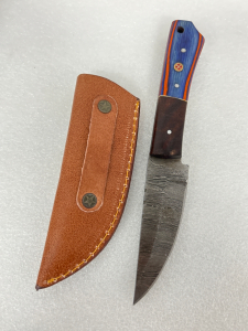 Damascus Knife with Sheath