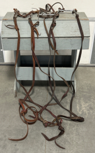 Horse Tack: (3) Leather Bridles