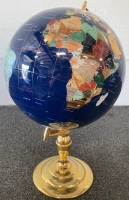 Natural Stone Inlay Globe