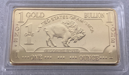 Bar That is Stamped "One Ounce .999 Fine Gold" - Unable to Verify, Please Inspect For Authenticity