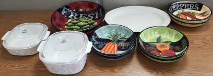 Very Nice Certified International Serving Bowls and Platters