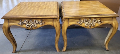 Pair of Nice Wood End Tables