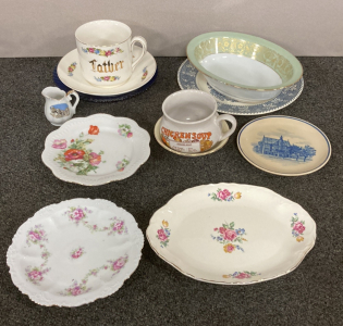 Assorted Plates, Bowls, & Cups