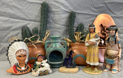 Native American Theme Figurines/ Decor