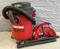 Genie 5 Gallon wet/ Dry Vac and Dirt Devil Handheld Vac