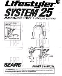 New Lifestyler 25 Cross Training System