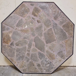 55" Octagon Stone Hearth