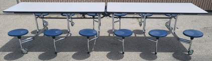 Roll-away Cafeteria Table