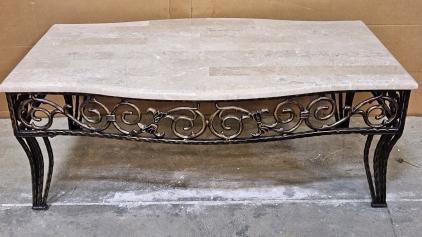 Marble Top Coffee Table 51x32x19