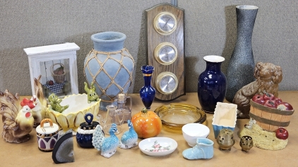 Weather Station, Geode, Figurines, Vases, More