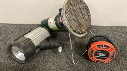 Heater, Light, & Jump Start Device