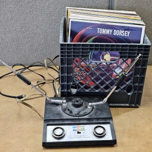 Vintage Rembrandt TV Antenna, LP Records