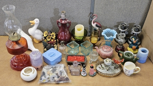 Lamp, Oil Lamps, Candles & Holders,