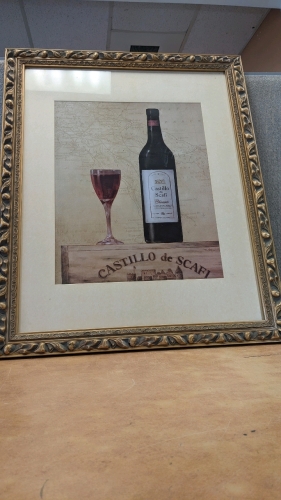 Framed Wine Print