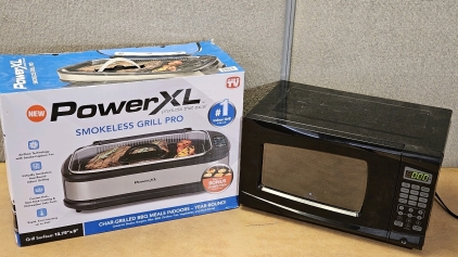 New Smokeless Grill, Running 700W Rival Microwave