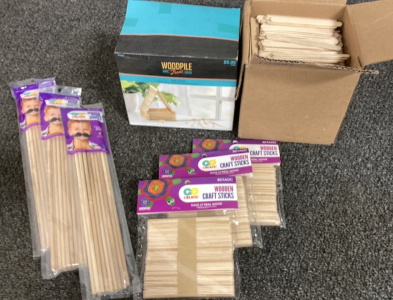 Wood Craft Sticks & Dowels