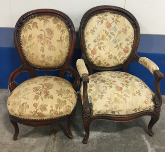 (2) 1940s Antique Chairs