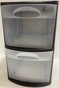 2-Drawer Plastic Storage
