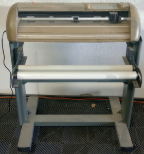 Vinyl Plotting Cutter With Stand On Wheels