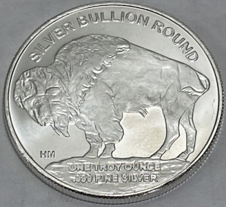 (1) 2020 1oz Silver Indian Head/Buffalo Bullion Round