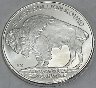(1) 2020 1oz Silver Indian Head/Buffalo Bullion Round