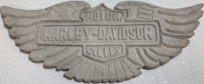 Harley Davidson Cement Cast