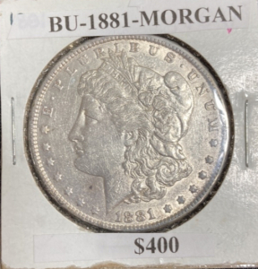 BU-1881-Morgan One Dollar Coin