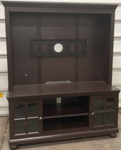 Brown Wood Entertainment Center