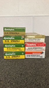 (7) Boxes 30-06 Springfield Brass Casings