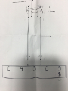 Hanging Pendant Light Fixture