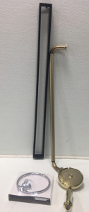 Hand Towel Ring, Showerhead, (2) Towel Racks
