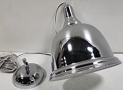10" Chrome Pendant Light
