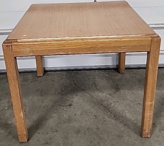 Square Wood Table
