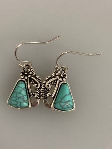 Turquoise Agate Earrings