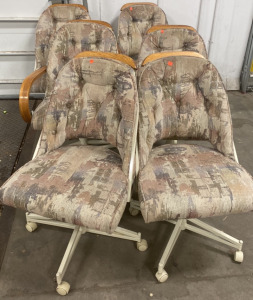 Padded Dining Room Chairs On Wheels